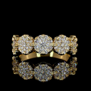 0.79 Cts 18k Yellow Gold Round Shape Special Ring - Video