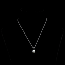 1.86 Cts 14k White Gold Pear Shape Pendant Pendant - Video
