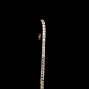 13.81 Cts 14k Yellow Gold Asscher Shape Tennis Bracelet - Image 3