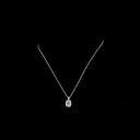 3.49 Cts 14k White Gold Cushion Brilliant Shape Pendant Pendant - Video
