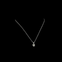 2.1 Cts 14k White Gold Antique Cushion Shape Pendant Pendant - Image 4