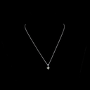 2.83 Cts 14k White Gold Princess Shape Pendant Pendant - Video