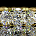 4.36 Cts 14k Yellow Gold Cushion Brilliant Shape Eternity Band Eternity Band - Image 3
