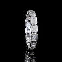 1.94 Cts 18k White Gold Radiant Shape Eternity Band Eternity Band - Image 2