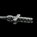 2.09 Cts 14k White Gold Round Shape Symbol Pendant - Image 2