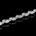 4.11 Cts 18k White Gold Round Shape Station Bracelet - Image 2