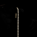 4.1 Cts 18k Yellow Gold Round Shape Station Bracelet - Image 3