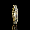 3.23 Cts 14k Yellow Gold Emerald Shape Eternity Band Eternity Band - Image 2