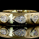 1.64 Cts 14k Yellow Gold Mix Shape Eternity Band Eternity Band - Image 3