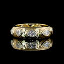 1.64 Cts 14k Yellow Gold Mix Shape Eternity Band Eternity Band - Video