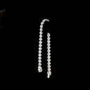 7.21 Cts 14k White Gold Round Shape Tennis Bracelet - Image 3