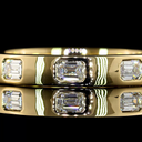 0.5 Cts 14k Yellow Gold Emerald Shape Eternity Band Eternity Band - Image 3
