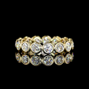 1.98 Cts 14k Yellow Gold Round Shape Eternity Band Eternity Band - Video