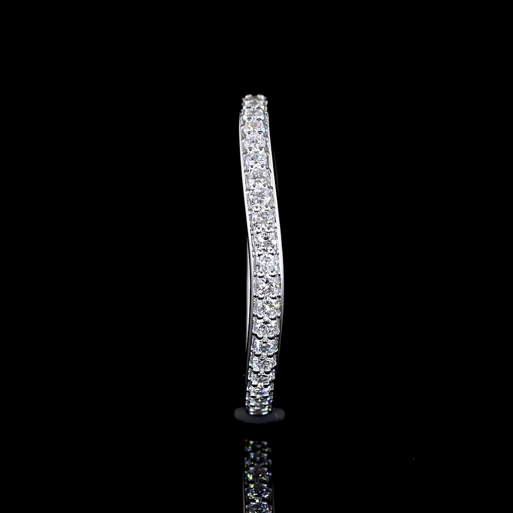 0.47 Cts 14k Two Tone Round Shape Special Ring - Image 4