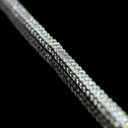 5.58 Cts 14k White Gold Round Shape Tennis Necklace - Image 2