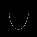 5.58 Cts 14k White Gold Round Shape Tennis Necklace - Video