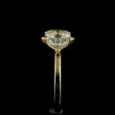 3.01 Cts 14k Yellow Gold Asscher Shape Solitaire Ring - Image 4