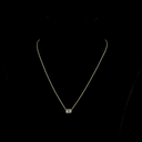 0.26 Cts 14k Yellow Gold Emerald Shape Solitaire Pendant - Video
