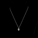 2.03 Cts 14k White Gold Cushion Brilliant Shape Solitaire Pendant - Video