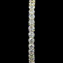 5.39 Cts 14k Yellow Gold Round Shape Hoops Earring - Image 2