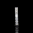 2.85 Cts 14k White Gold Asscher Shape Eternity Band Eternity Band - Image 3