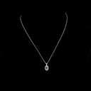 1.58 Cts 14k White Gold Step Marquise Shape Pendant Necklace - Video