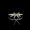3.15 Cts 18k White Gold Round Shape Solitaire Diamond Shank Ring - Video