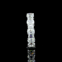 3.06 Cts 14k White Gold Mix Shape Eternity Band Eternity Band - Image 4