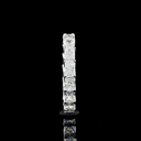 2.41 Cts 14k White Gold Radiant Shape Eternity Band Eternity Band - Image 3