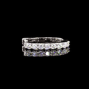 0.29 Cts 18k White Gold Round Shape Huggies Earring - Image 4