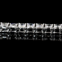 20.01 Cts 14k White Gold Antique Asscher Shape Tennis Necklace - Image 4