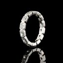 2.06 Cts 14k White Gold Radiant Shape Eternity Band Eternity Band - Image 4