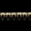 10.13 Cts 14k Yellow Gold Radiant Shape Tennis Bracelet - Image 4