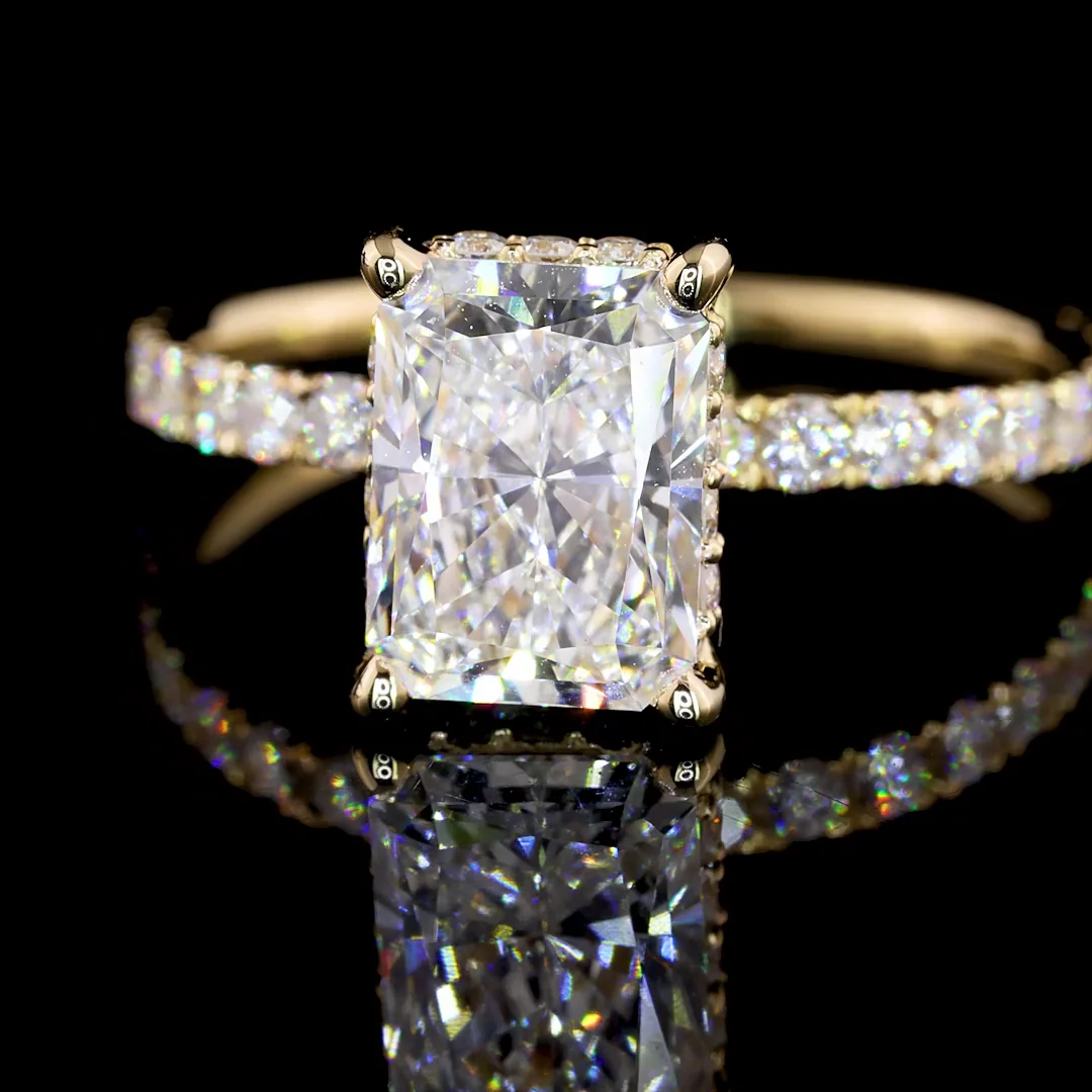 2.65 Cts 14k Yellow Gold Mix Shape Special Ring - Image 2