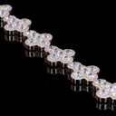 16.08 Cts 14k Rose Gold Round Shape Special Bracelet - Image 2