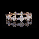 16.08 Cts 14k Rose Gold Round Shape Special Bracelet - Video