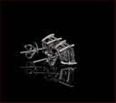 5.27 Cts 14k White Gold Princess Shape Studs Earring - Image 4