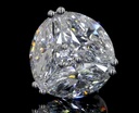 2.57 Cts 14k White Gold Marquise Shape Studs Earring - Image 3