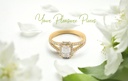 2.05 Cts 14k Yellow Gold Emerald Shape Split Shank Ring - Image 3