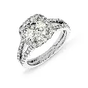 The Halo Round Engagement Ring Style ENG209