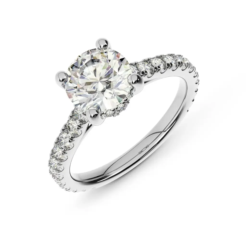 The Signature Round Brilliant Engagement Ring Style ENG313