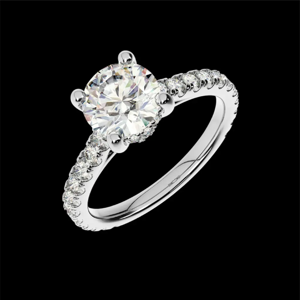 The Signature Round Brilliant Engagement Ring Style ENG313