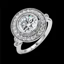 Round Engagement Ring Style ENG507