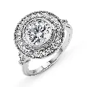 Round Engagement Ring Style ENG507