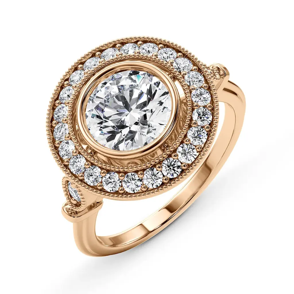 Round Engagement Ring Style ENG507