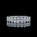 2 Cts Platinum Oval Shape Eternity Band Eternity Band