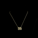 0.39 Cts 14k Yellow Gold Round Shape Pendant Pendant