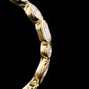 4.95 Cts 14k Yellow Gold Mix Shape C Hoops Earring