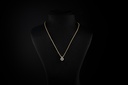 2.06 Cts 14k Yellow Gold Old European Brilliant Shape Solitaire Pendant