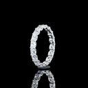 1.89 Cts 14k White Gold Radiant Shape Eternity Band Eternity Band